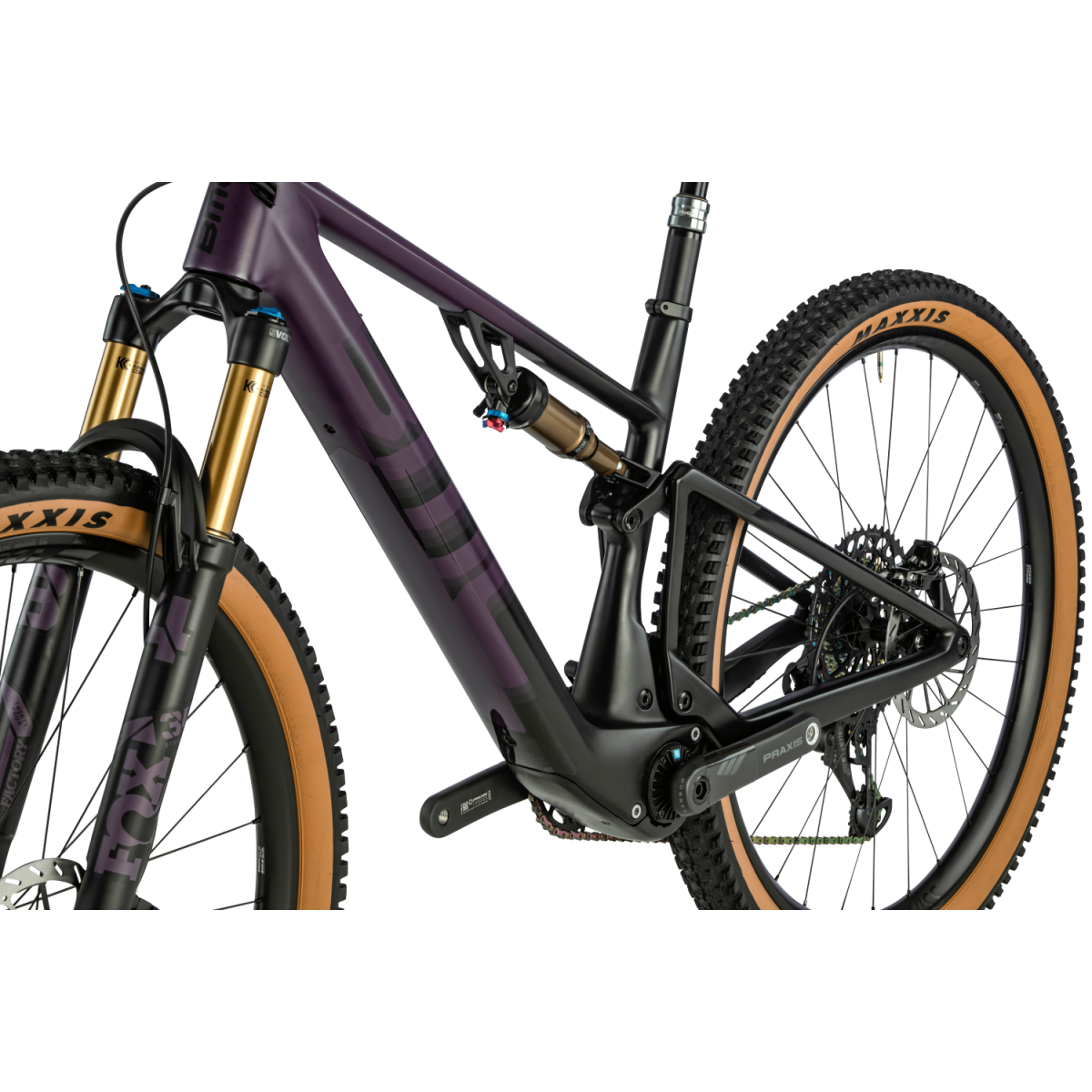 BMC Fourstroke AMP LT LTD E Bike Deep Purple Black Velonova